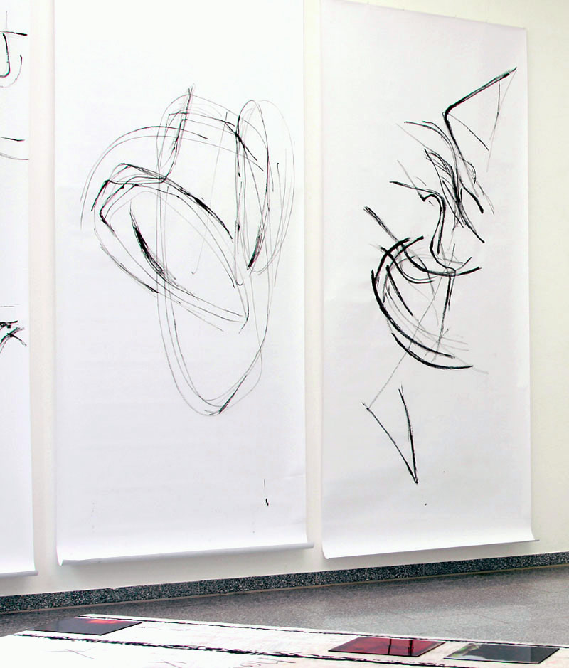 Claudia Thorban, Ausstellung in der Orangerie am Hofgarten, Kirchberg/Jagst, „Mein Garten“, Entdeckung, Sag: Grasnarbe. Sag es langsam. Du sprichst ein vollkommenes Gedicht., Christine Busta, Salzgärten 1975