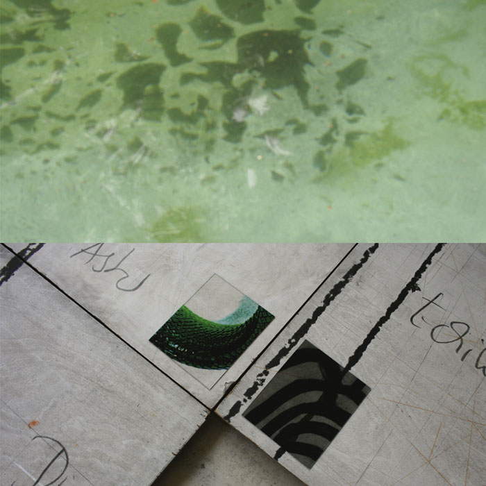 Claudia Thorban, art Karlsruhe 2016, Wiese, 2015, Mixed Media, Details