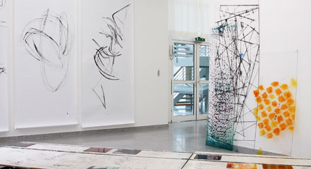 Claudia Thorban, Seerose, 2010, Installation, Staatsarchiv Ludwigsburg